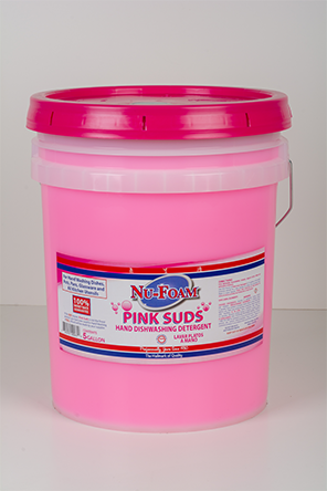 pink suds dishwashing detergent