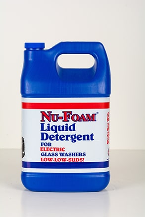 Liquid detergent for electric glass washer