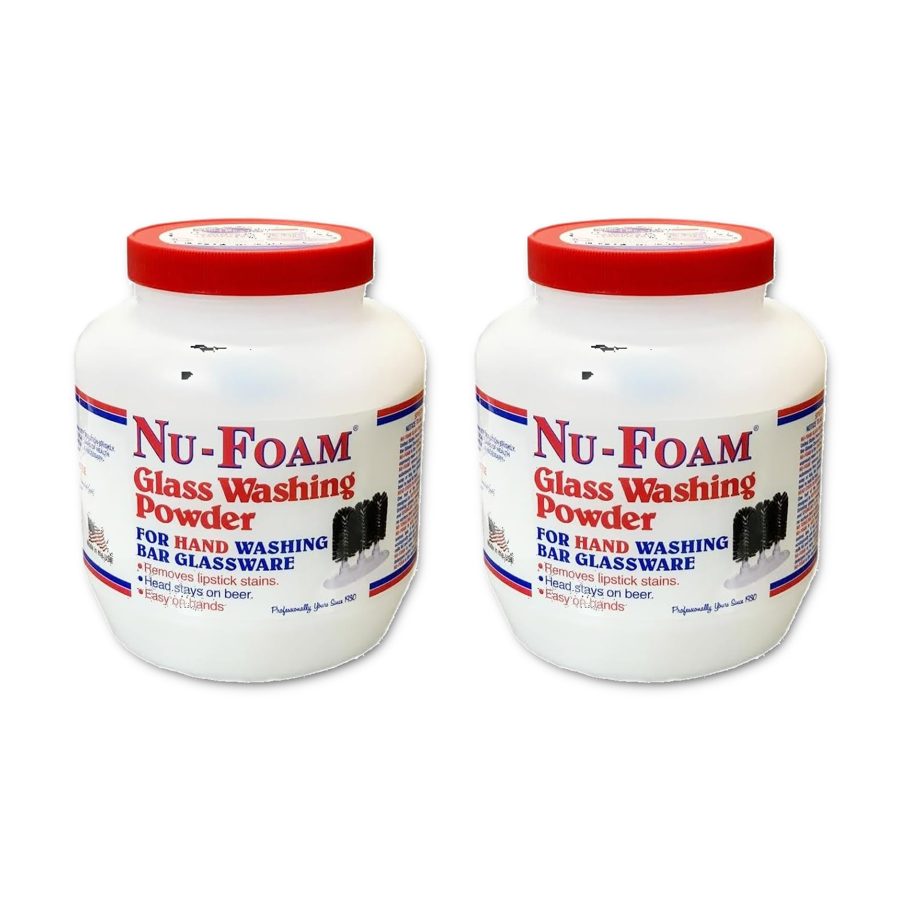 NU-FOAM Glass washing powder 4 lb 2-pack